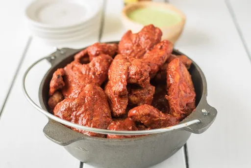 Alitas de pollo al adobo al horno