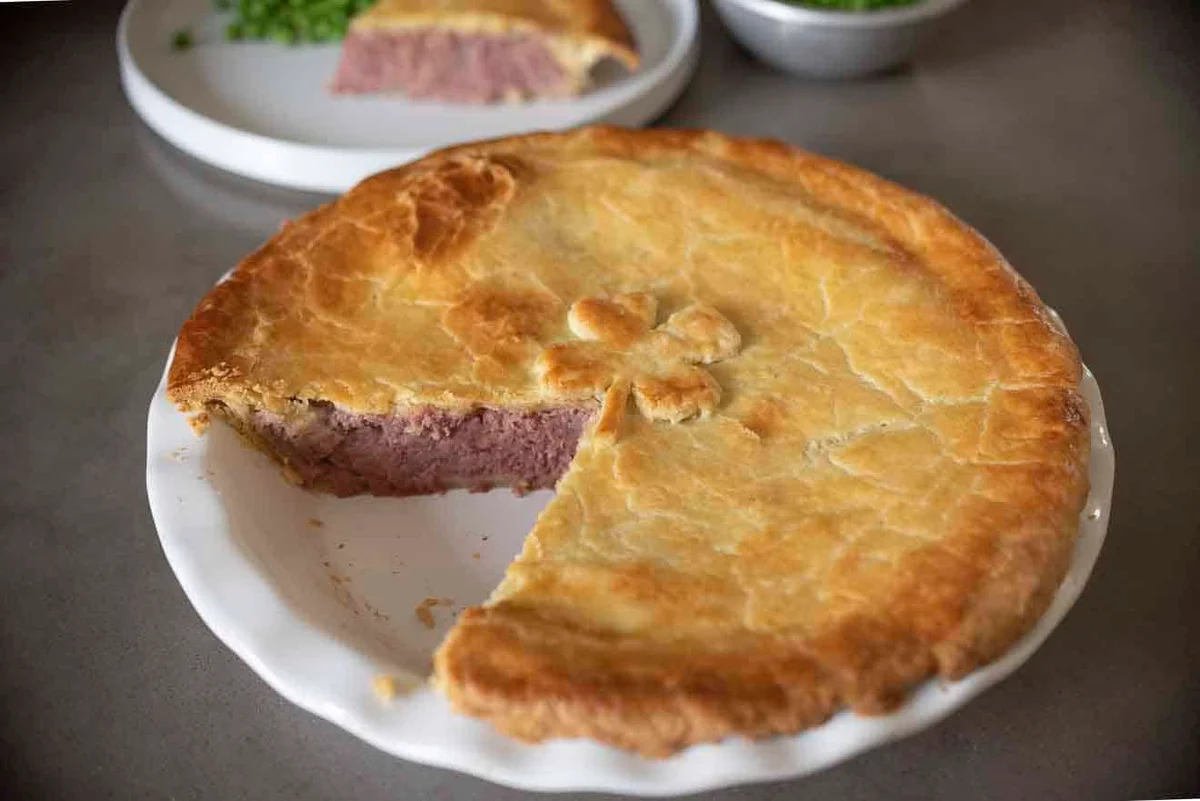 British Corned Beef and Potato Pie