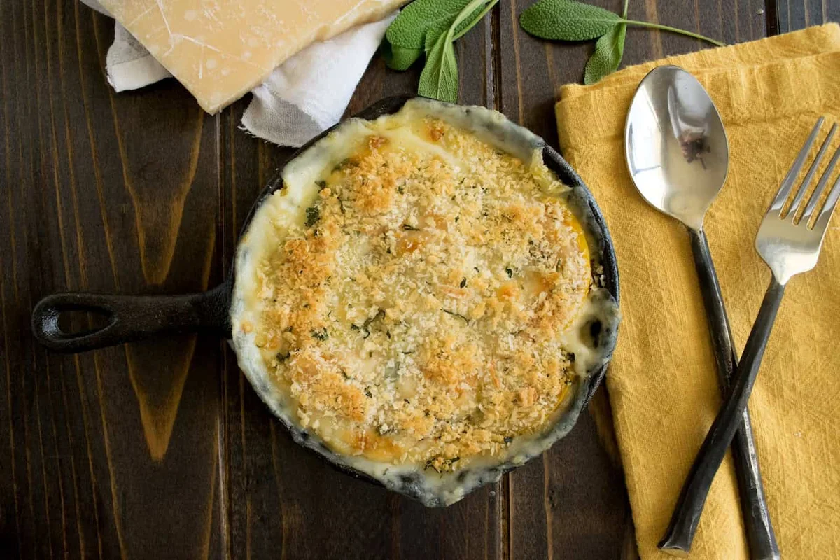 Butternut Squash and Sage Gratin