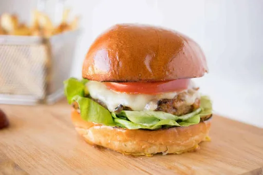 Hamburguesa de pollo al chipotle
