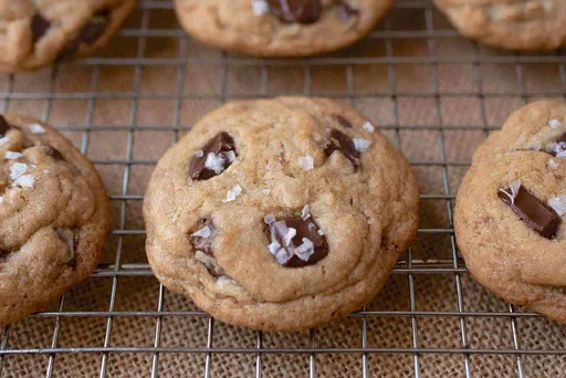 Chocolate Chunk Cookies with Sea Salt