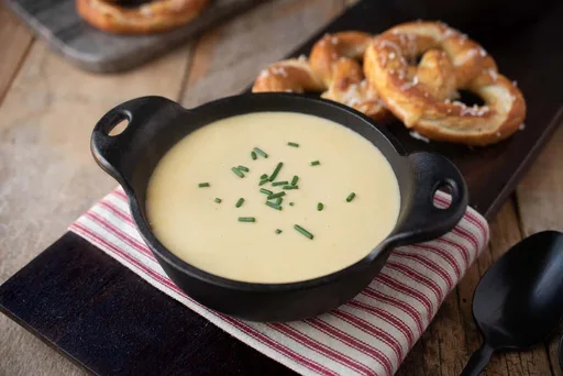 Creamy German Beer Cheese Soup