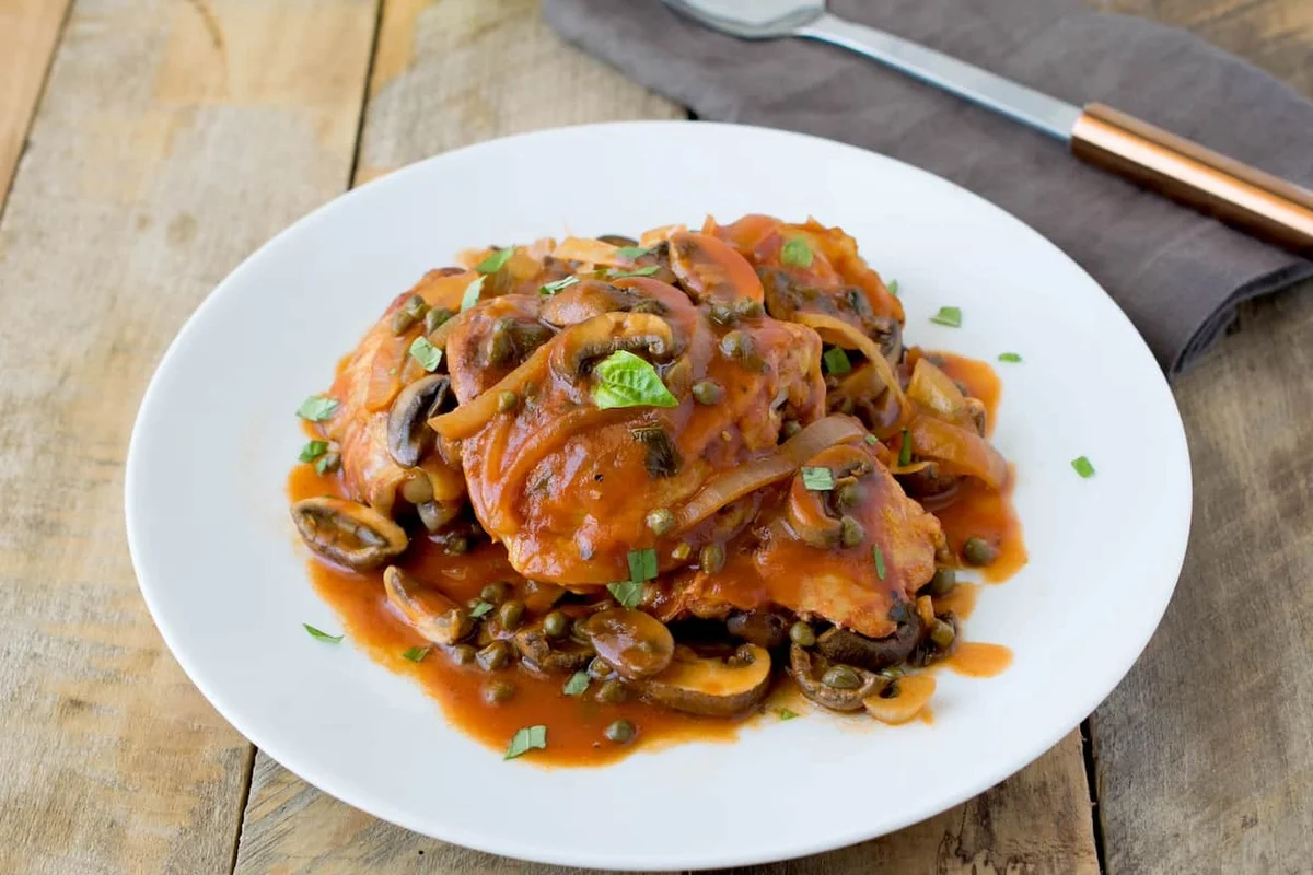 Slow Cooker Chicken Cacciatore