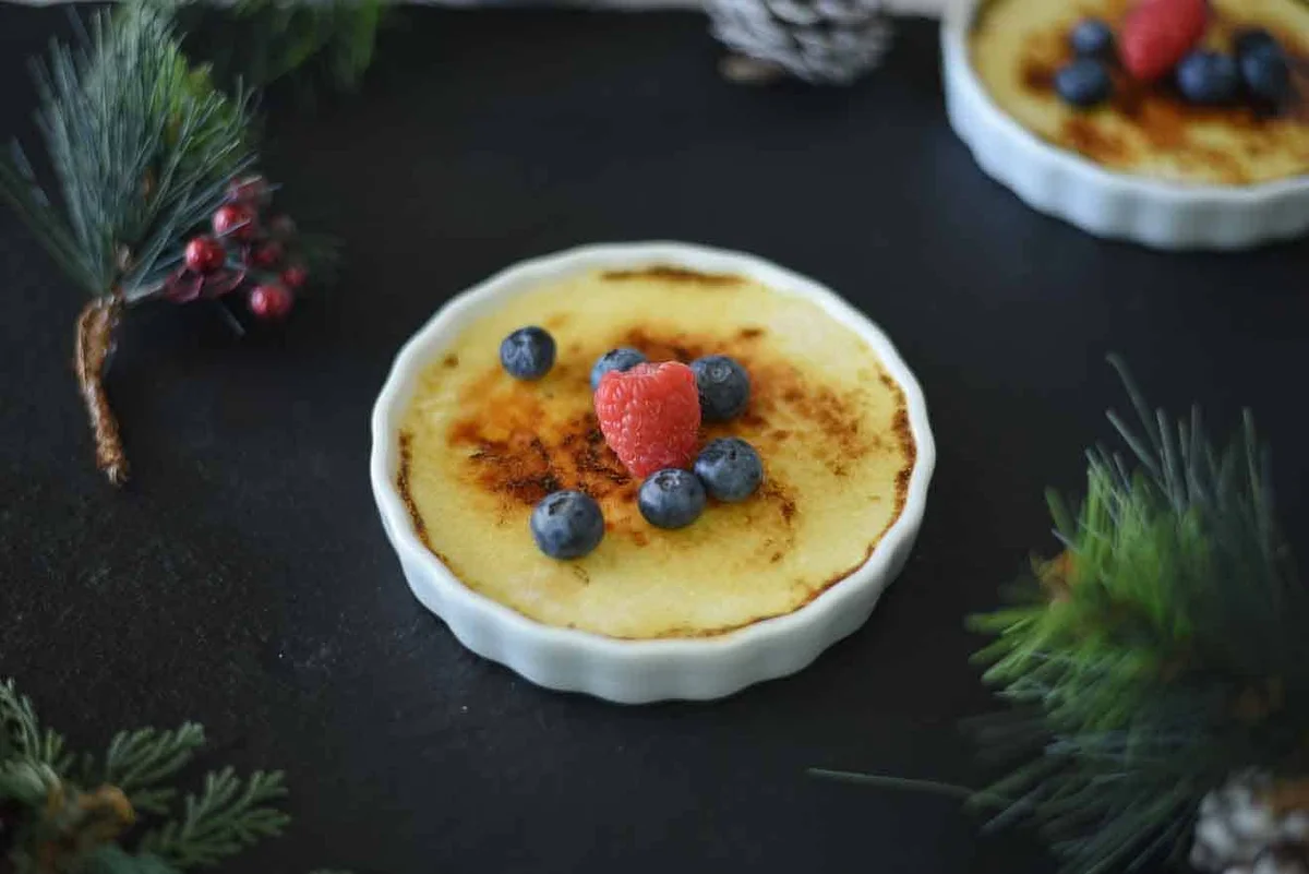 Eggnog Crème Brûlée