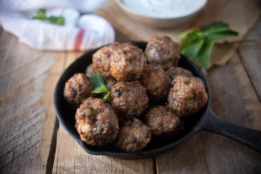 Albóndigas de estilo griego - Keftedes
