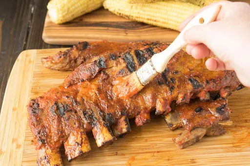 Costillas de cerdo a la barbacoa