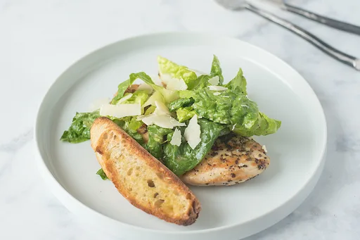 Grilled Chicken Paillard Caesar Salad