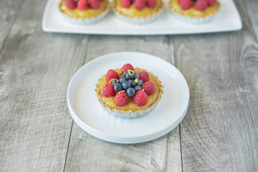 No Bake Berry Lemon Tartlets