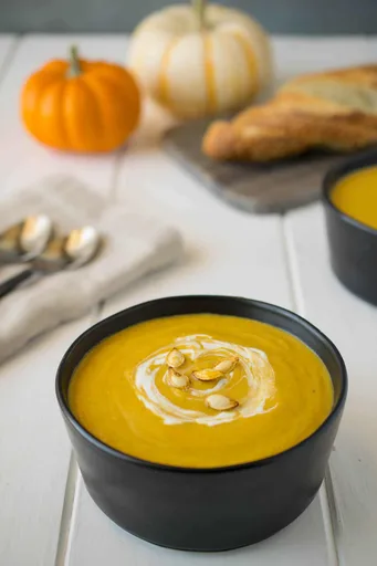 Roasted Pumpkin and Root Vegetable Soup
