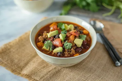 Slow Cooker Beef and Sweet Potato Chili