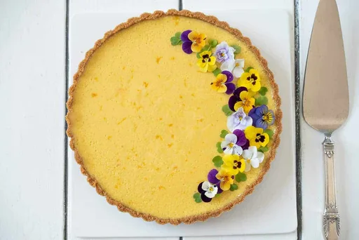 Tarta de mango de verano