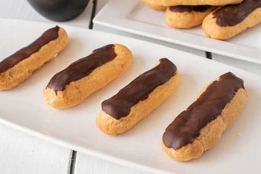 Whipped Cream Chocolate Éclairs
