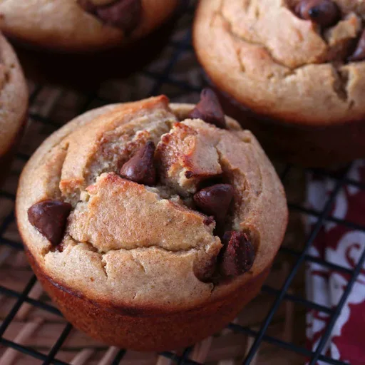 Muffins de avena y plátano en licuadora