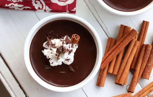 Pots de crème fáciles de chocolate mexicano
