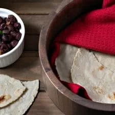 Tortillas de maíz caseras