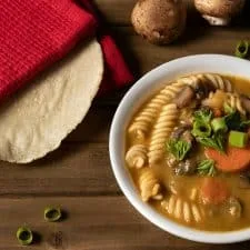 Mushroom Noodle Soup