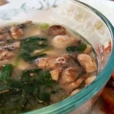 Savory Miso Soup with Mushrooms