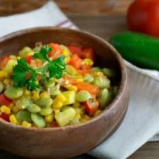 Savory Vegan Succotash