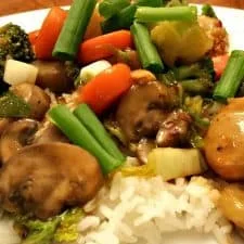 Teriyaki Cauliflower Stir Fry