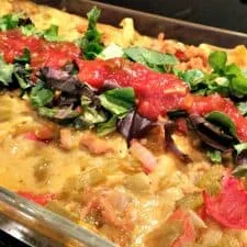 Vegan Green Chile Chicken Enchiladas