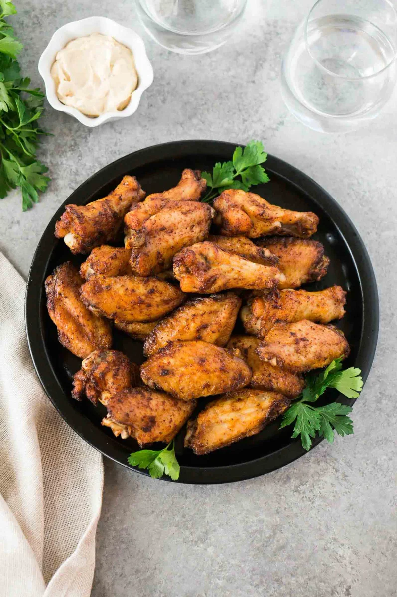 Baked chicken wings