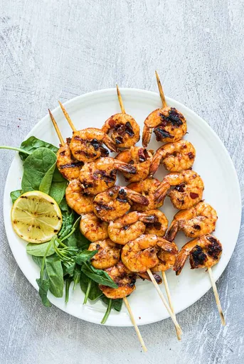 Gambas a la parrilla