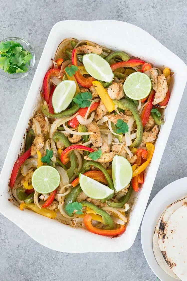 Baked Chicken Fajitas