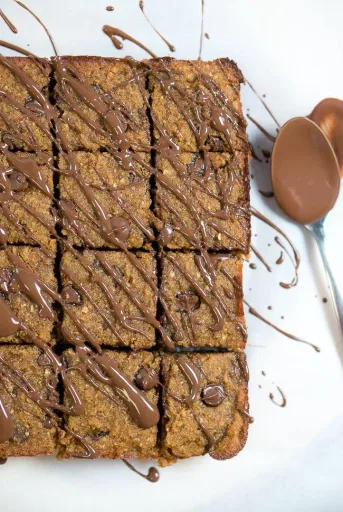 Paleo Banana Coconut Blondies