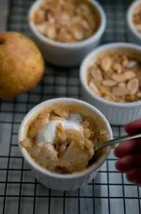 Pear and Almond Crisp