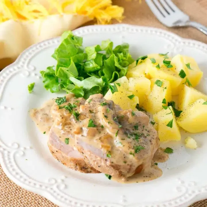 Pork Medallions with Creamy Mushroom Marsala Sauce