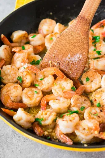 Gambas al ajillo estilo scampi