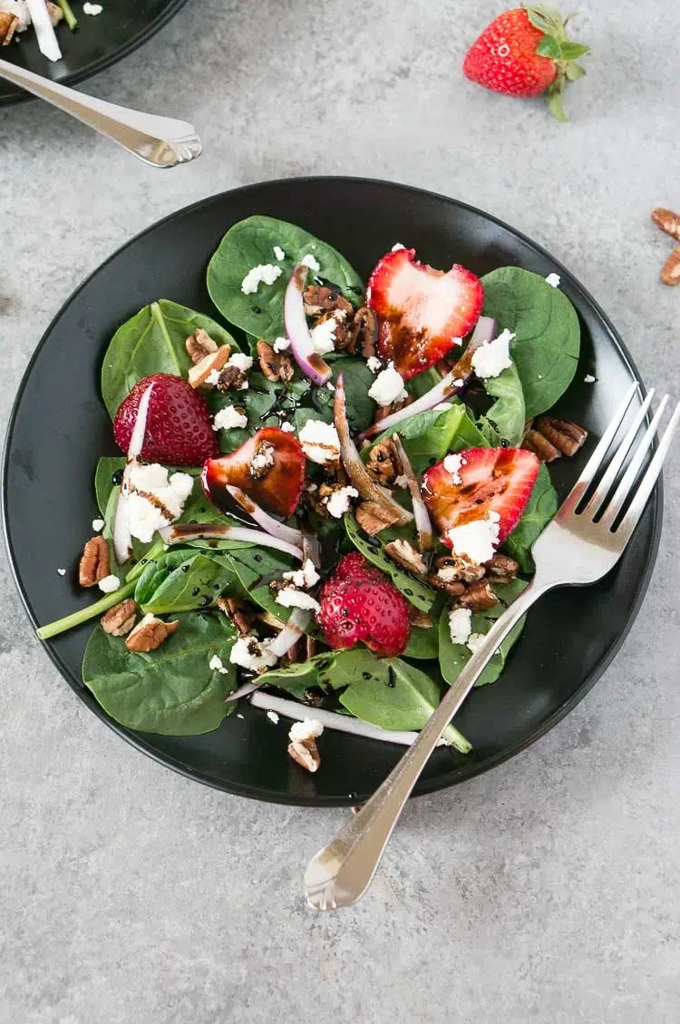 Strawberry Spinach Salad