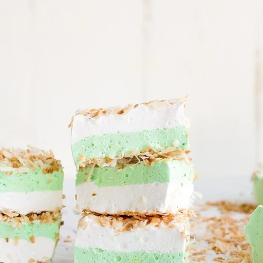Toasted Coconut and Lime Marshmallows (with lime!)