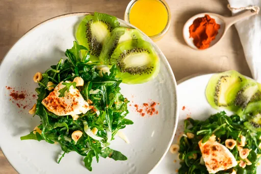 Ensalada de Rúcula y Kiwi