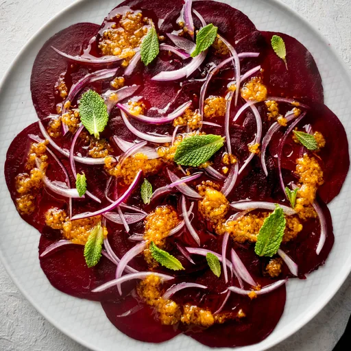 Carpaccio de remolacha