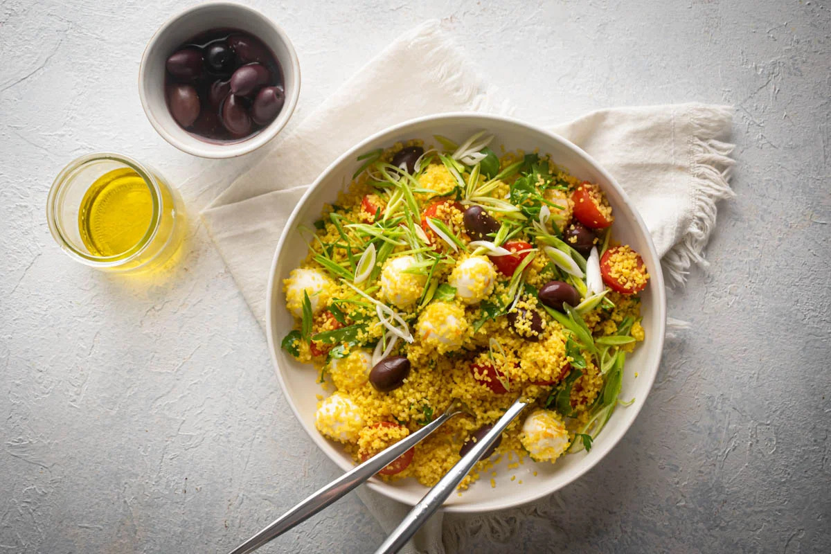 Olive, Tomato and Couscous Salad