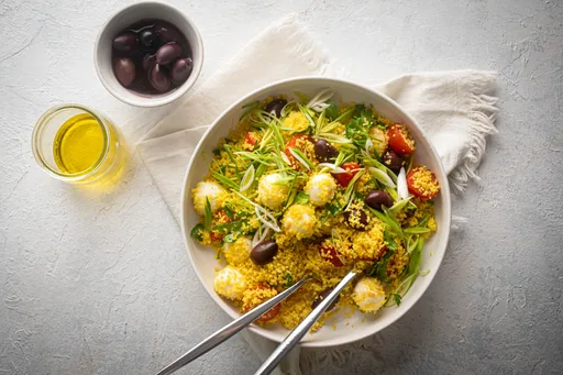 Olive, Tomato and Couscous Salad