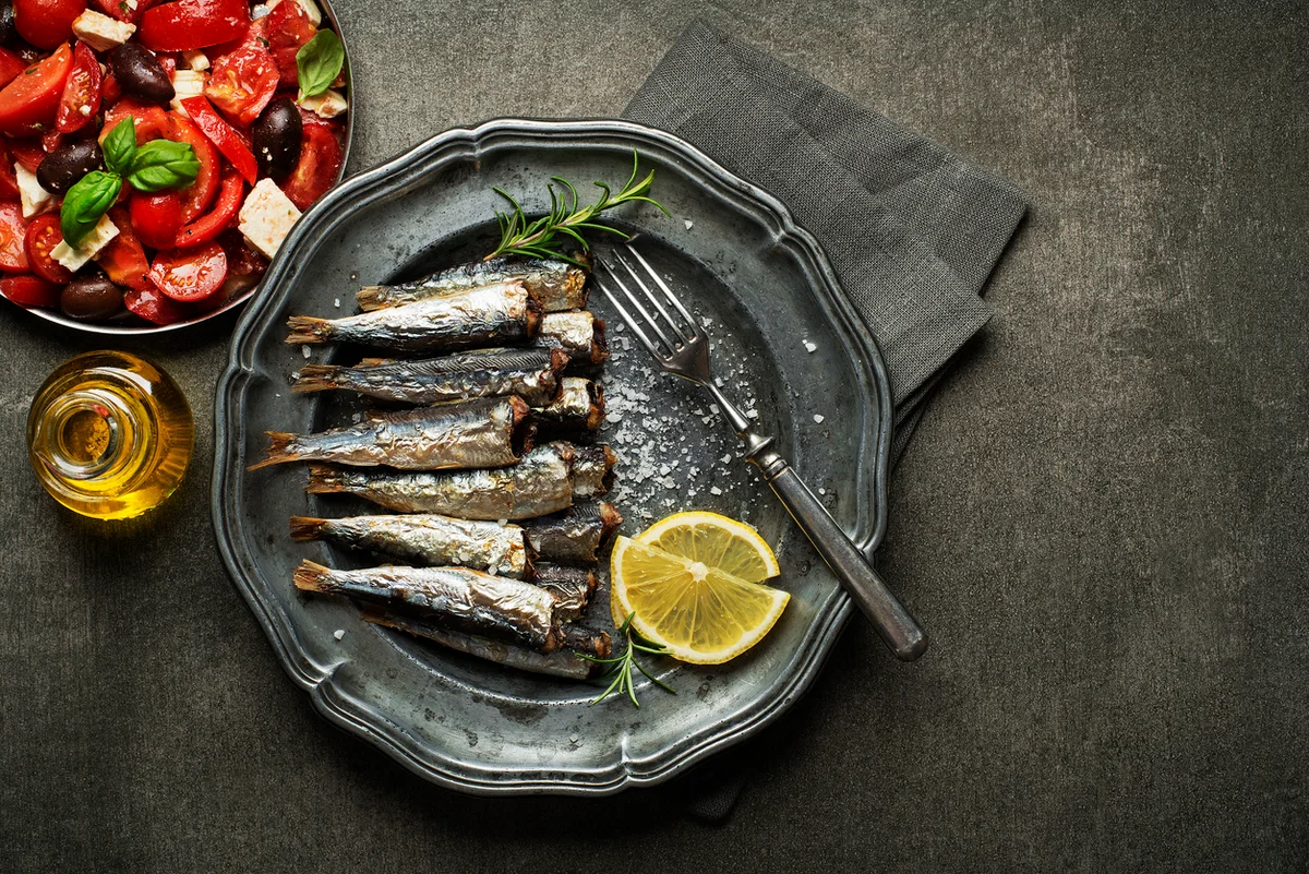 Greek-Style Baked Sardines with Lemon & Herbs