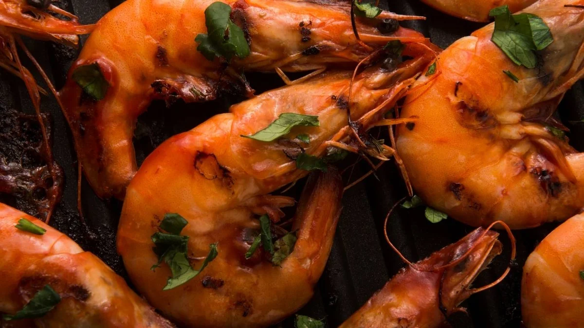 Greek-Style Marinated Pan-Fried Shrimp