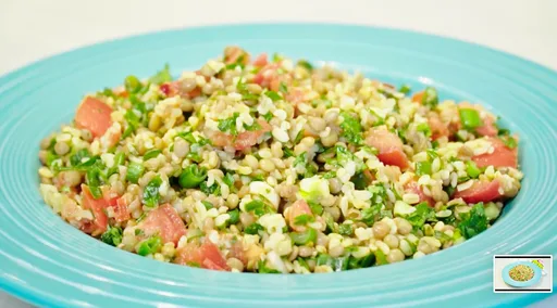 Lentil-bulgur Salad with Parsley and Hot Peppers