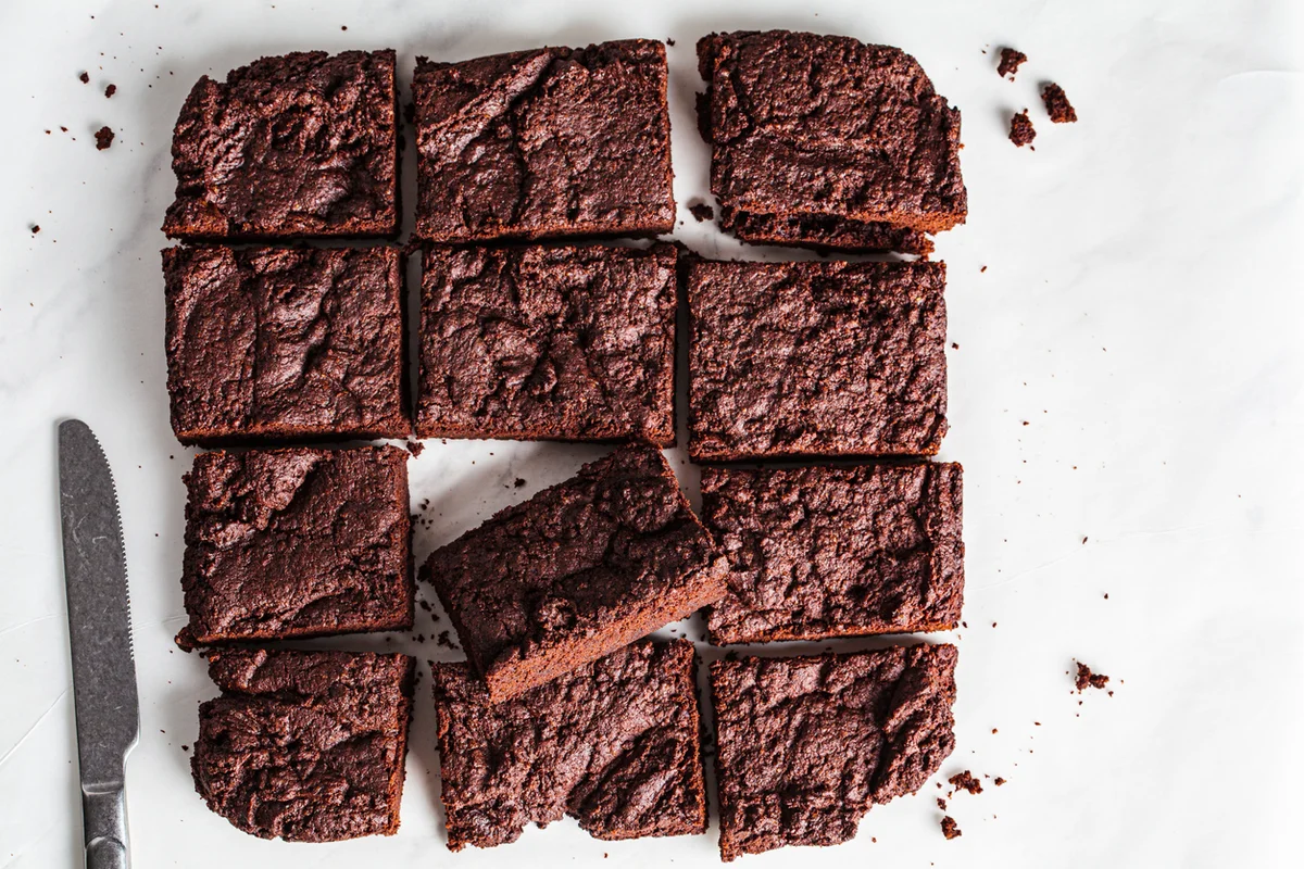 Sweet Potato Brownies with Greek Honey