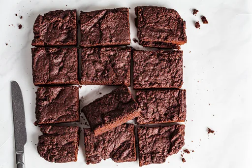 Sweet Potato Brownies with Greek Honey