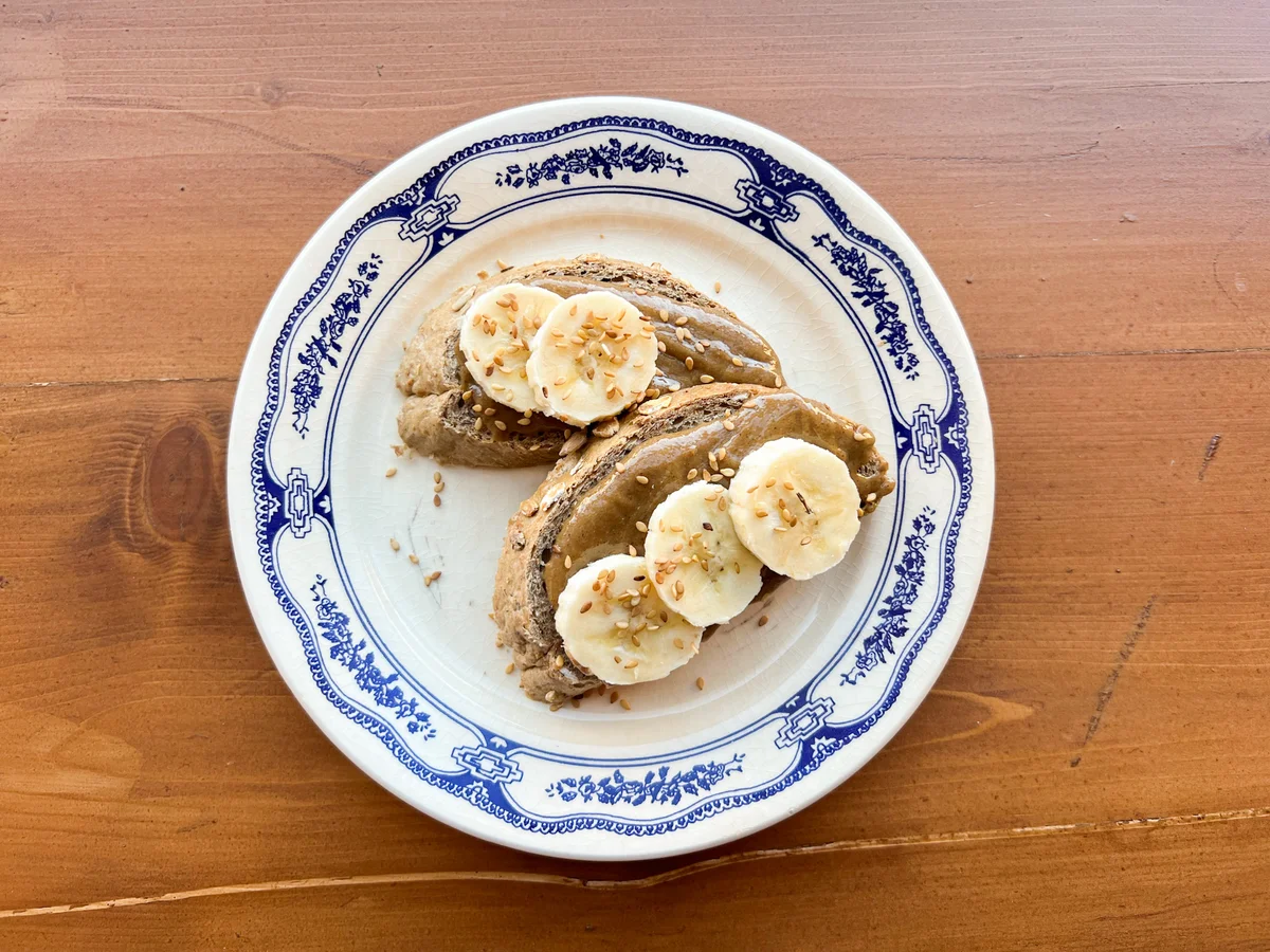 Tahini-Honey Toast