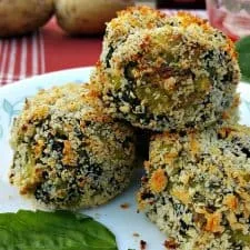 Crispy Potato Spinach Balls