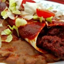 Vegan Carne Adovada Burritos