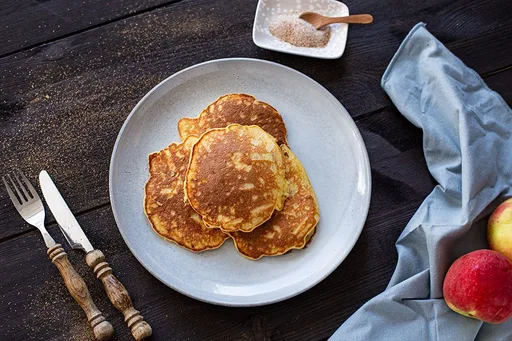 Fränkische Apfelkräpfchen / Apfelpfannkuchen Rezept