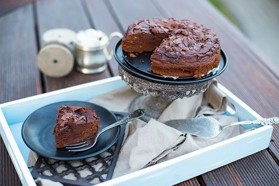 Glutenfrei Backen - Dattel Schoko Bananen Kuchen Rezept