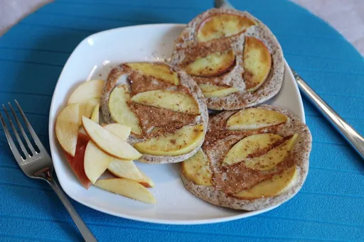 Pancake con bucce di psillio e proteine in polvere