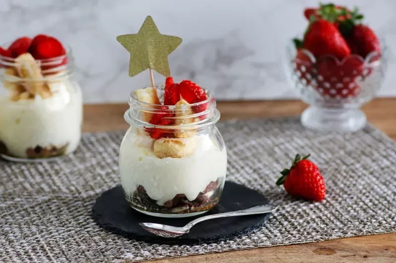 Schnelles Dessert im Glas
