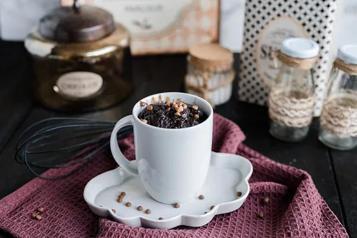 Pastel de taza de chocolate